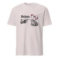 Nope Frog Soft Tee — spoonie graphic tee with text design, ice grey 