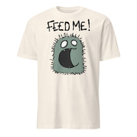 Feed Me Monster Soft Tee — funny chronic illness tee with monster character design, natural