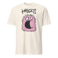 Hangry Monster Soft Tee — funny chronic illness tee with monster character design, natural
