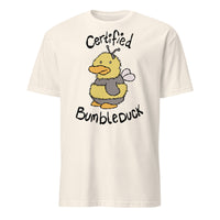 Certified BumbleDuck Hoodie — soft spoonie hoodie with duck illustration, chronic illness apparel, natural