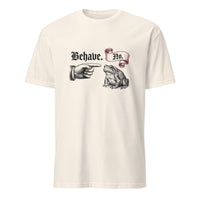 Nope Frog Soft Tee — spoonie graphic tee with text design, natural 