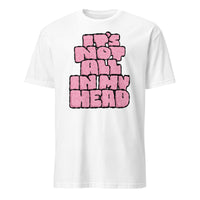 It's Not All In My Head Soft Tee, chronic illness humour graphic tee, white