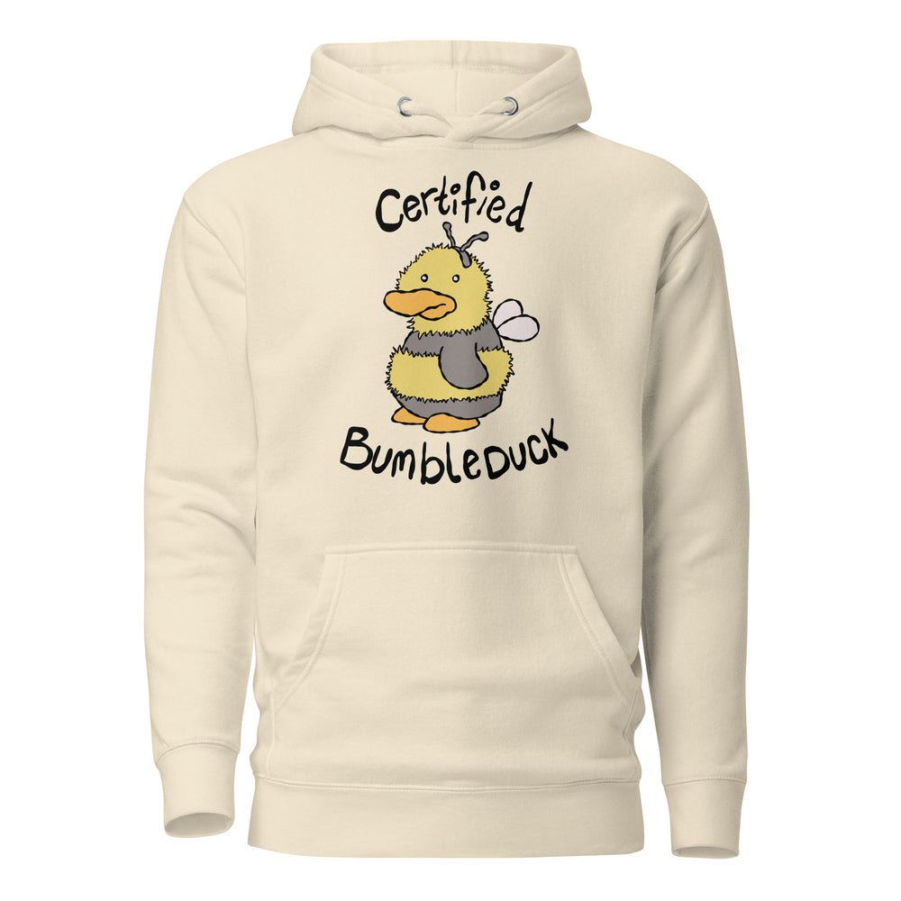 Certified BumbleDuck Hoodie — soft spoonie hoodie with duck illustration, chronic illness apparel, bone