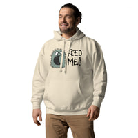 Feed Me Monster Hoodie — spoonie monster graphic hoodie, comfortable chronic illness clothing, bone