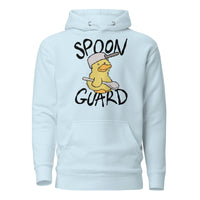 Spoon guard Hoodie — soft spoonie hoodie with duck illustration, chronic illness apparel, blue
