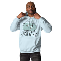 I Wish I Was Just Lazy Monster Hoodie — spoonie monster graphic hoodie, comfortable chronic illness clothing, blue